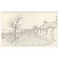 View of Portmahomack Postcard Sketch Art 1972