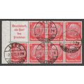 Germany 1936/37 Hindenburg Booklet Pane. Mi #H-...