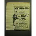 1958 Jeanmarie Roland Petit Les Ballets de Paris Ad - Opens Mon. Evg. Apr. 7
