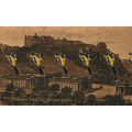 Edinburgh Castle & National Gallery, Scotland, ...