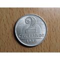 Brazil Brasil 1958 2 Cruzeiros Coin