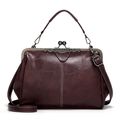 Women Small Hobo Bag Slouchy Shoulder Bag Brown