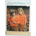 Vintage: BK Wools 594 jumper and cardigan, DK, ...