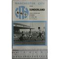1970 programme Manchester City v. Sunderland