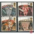 GB stamps 1990 used Set - SG 1522-1525 - Astronomy