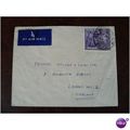 Malta 1947 King George VI 2 1/2d cover to Londo...