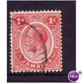JAMAICA 1912 1d CARMINE RED SG 58 FINE USED
