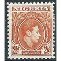 Nigeria 1941 SG52b 2 1/2d Orange Mounted Mint ....