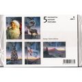 Posti: Pack of Five Christmas Postcards by Tomm...
