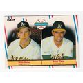 1988 Fleer Walt Weiss, Dave Otto RC Rookie Pros...