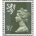 SCOTLAND, Queen Elizabeth II, Machin, olive gre...
