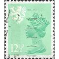 SCOTLAND, Queen Elizabeth II, Machin, light gre...