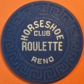 Horseshoe Club. Roulette Vintage Casino Chip. R...
