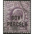 1892 O76 6d Pale Dull Purple Government Parcels...