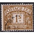 GB 1968 QE2 1/-d Ochre Postage Due Used SG D74 ...