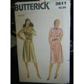 Butterick 3611 Misses Dress Pattern - Size 10 B...