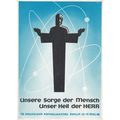 West Berlin 1958 Catholics Day Postcard FDI Ber...