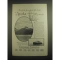 1931 Canadian National Steamship lines Ad - Through the famous fjords