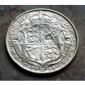 1914 George V Silver 92.5% Half-crown British E...