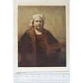 Plate of painting Self Portrait by Rembrandt va...