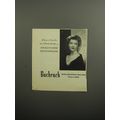 1951 Bachrach Photography Ad - Always lovely in a portrait