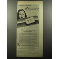 1956 Schumacher blue Chip Collection Fabric Ad - A special offer