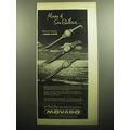 1958 Movado Diamond Watches Ad - Mirrors of Sun Brilliance