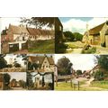 BEDFORDSHIRE VILLAGES 9 Postcards (Photographic...