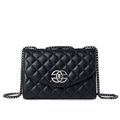 Women Genuine Leather Small Handbags Black