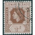 Leeward Islands 1954 ½c. brown SG126 used
