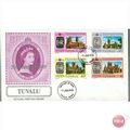 Tuvalu FDC 1978 - SG 89-92 - 25th Anniversary o...