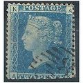 1858 SG45 2d Red Plate 8 Good Used "AK".