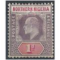 Northern Nigeria 1905 SG21 1d Dull Purple & Car...