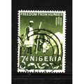 NIGERIA 1963 SG 129 3d HERDSMAN OLIVE GREEN FIN...
