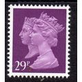 Sg1471 29p dp mauve lightly m/mint (pr7)