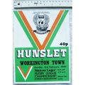 1985 programme Hunslet v. Workington Town