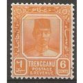 Trengganu 1926 SG33 6c Orange Mounted Mint