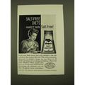 1960 Adolph's Salt Substitute Ad - Needn't Tast...