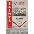 1985 programme St. Helens v. Leeds