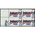 1632, Mint NH 13¢ Color Shift Error Zip Block o...