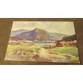 Valentines Art Colour Postcard - Irish Mountain...