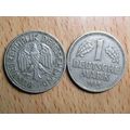 1950j 1 Deutsche Mark Germany Coin