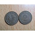 1961g 2 Pfennig Germany Coin