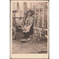 Junges Mädchen mit Holzwagen, Strassburg, 1911 ...