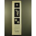 1961 Cartier Jewelry Advertisement - Sparkling Splendor