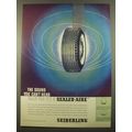 1961 Seiberling Tires Ad - The sound you can't hear tells you it's a sealed-aire