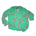 Womens Blous Long sleeve Button up Shirt Size X...