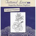 Tattered Lace. Tropical Flowers Die Set. Die Cu...