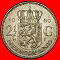 Ⰶ PORTRAIT SINISTER: NETHERLANDS ★ 2 1/2 GULDEN...