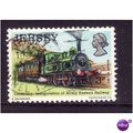 JERSEY 1973 SG94 3d GALVADOS 1873 TRAIN FINE USED